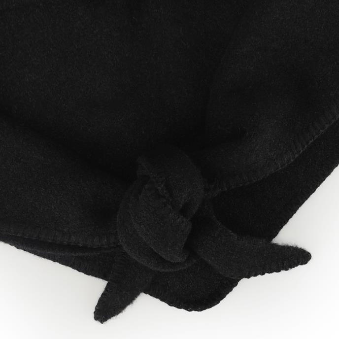 Isotoner® Ladies Triangle Scarf Black Extra Image 3